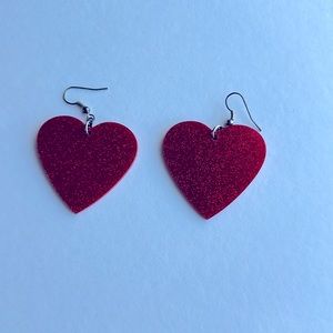 ♥️♥️Sparkly heart earrings ♥️♥️